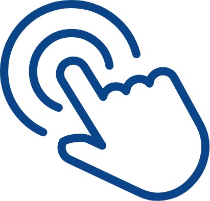 Finger on the pulse icon